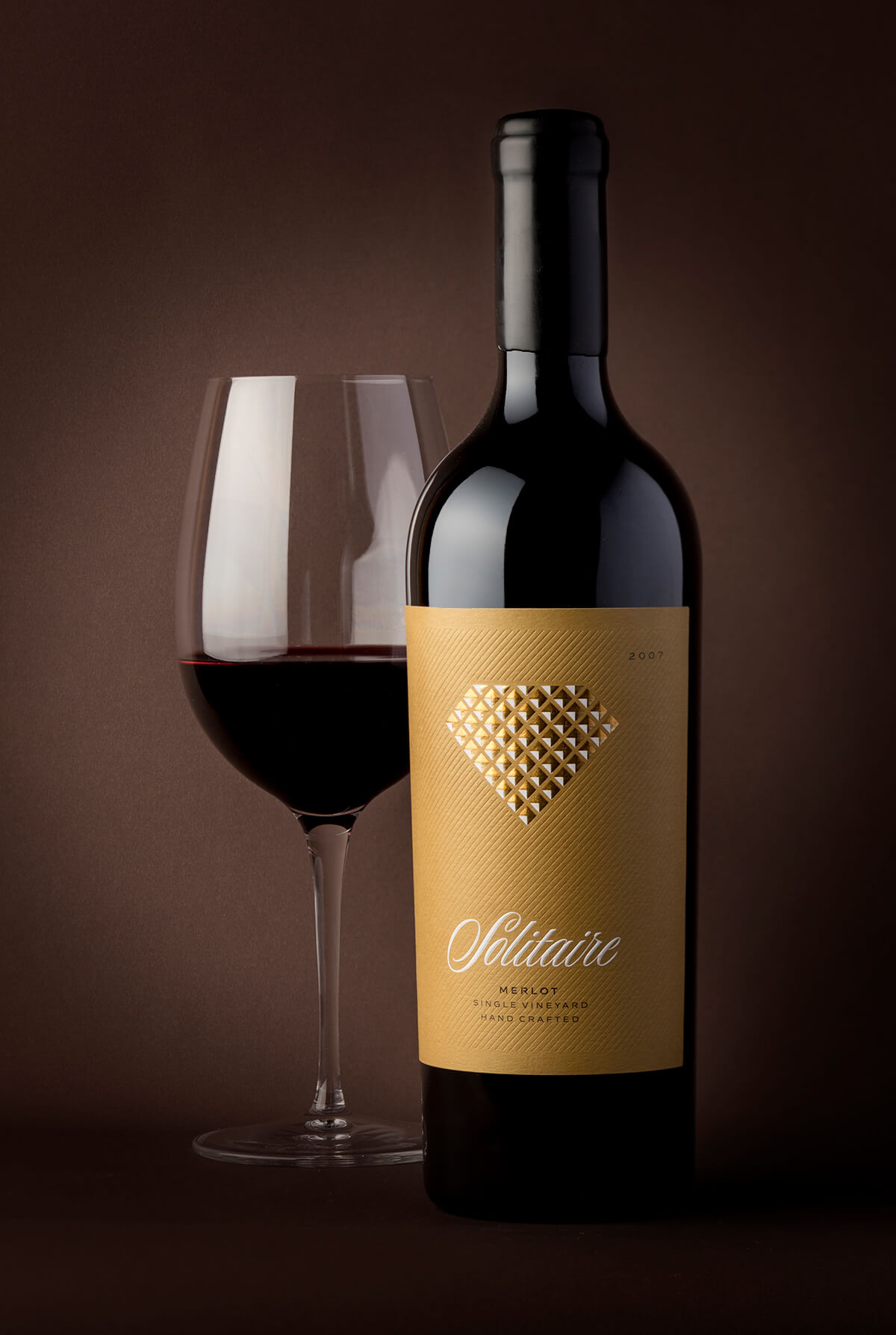 Solitaire Wine Label - Desgin and Style