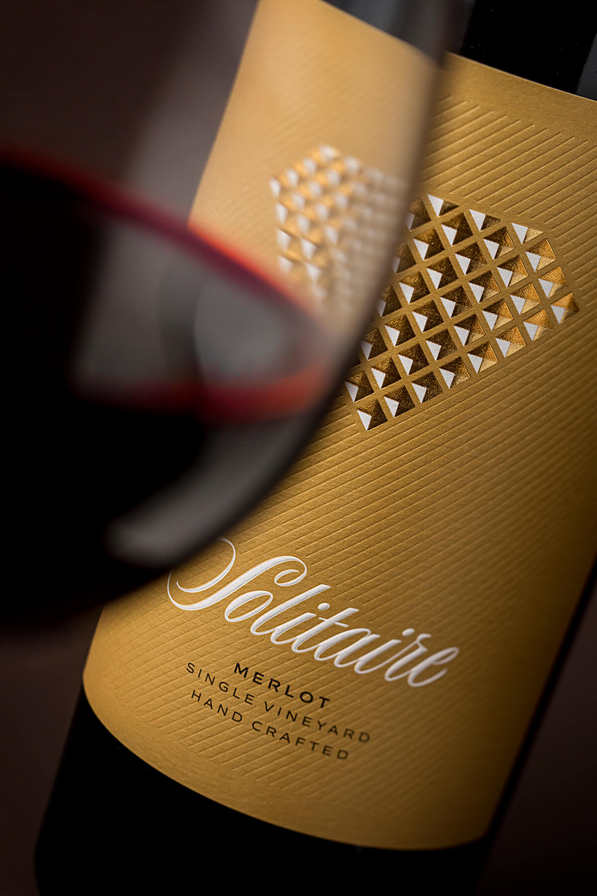 Solitaire Wine Label