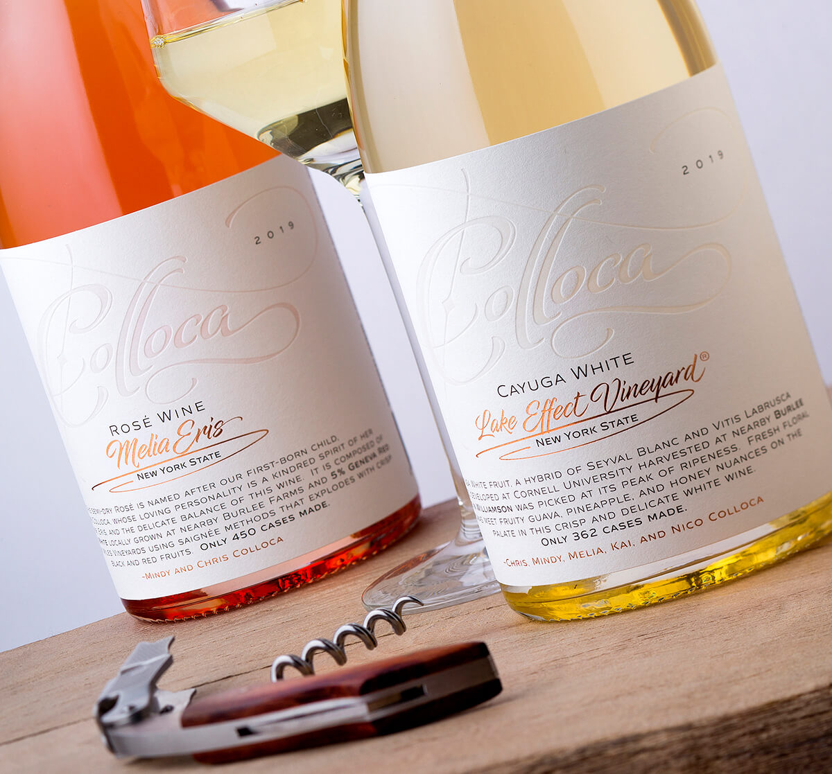 The Style of Colloca WIne Label