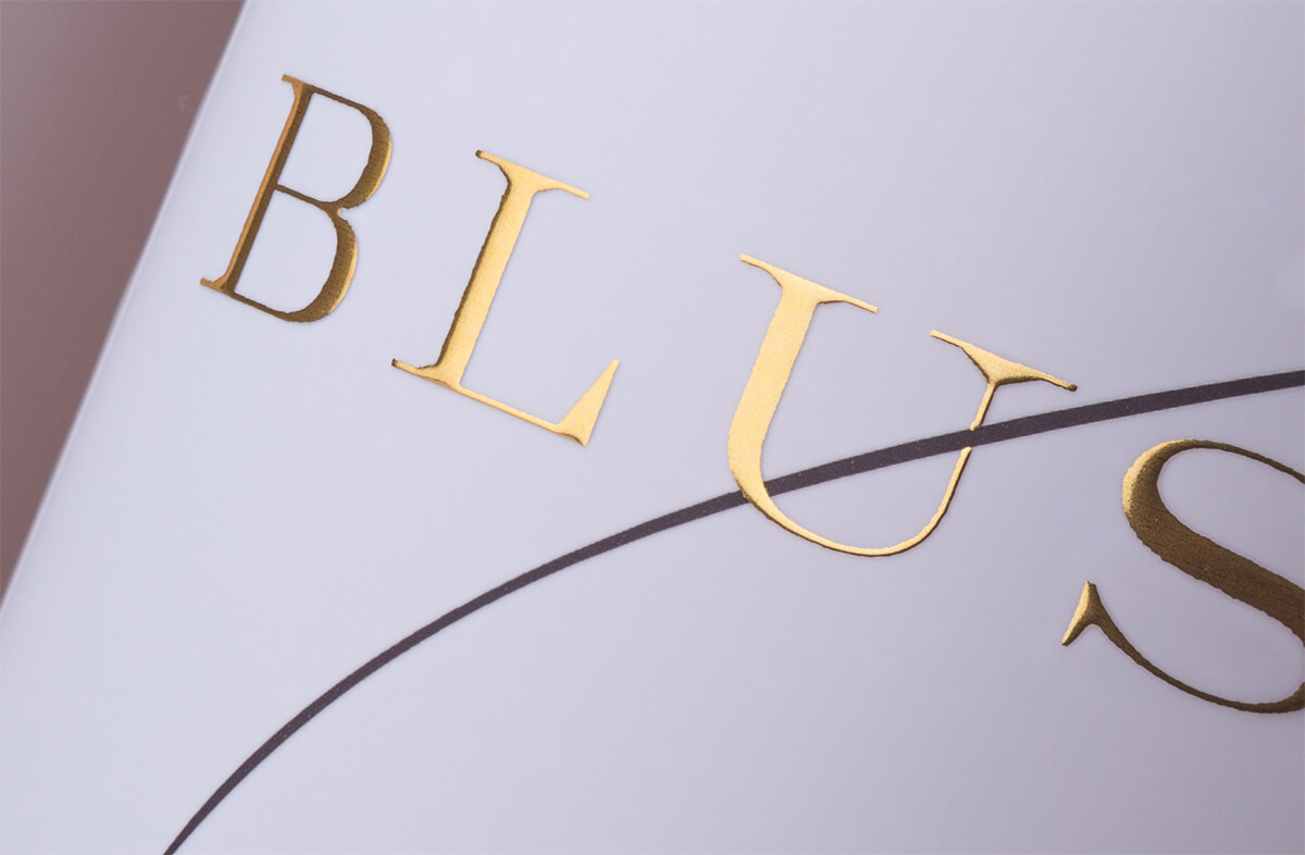 Blush Wine Label - Printed by Printing House Daga