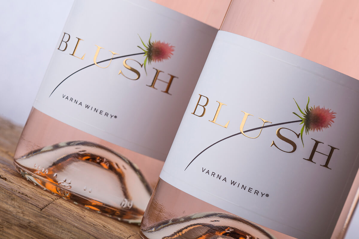 Blush Wine Label - Varna Winery