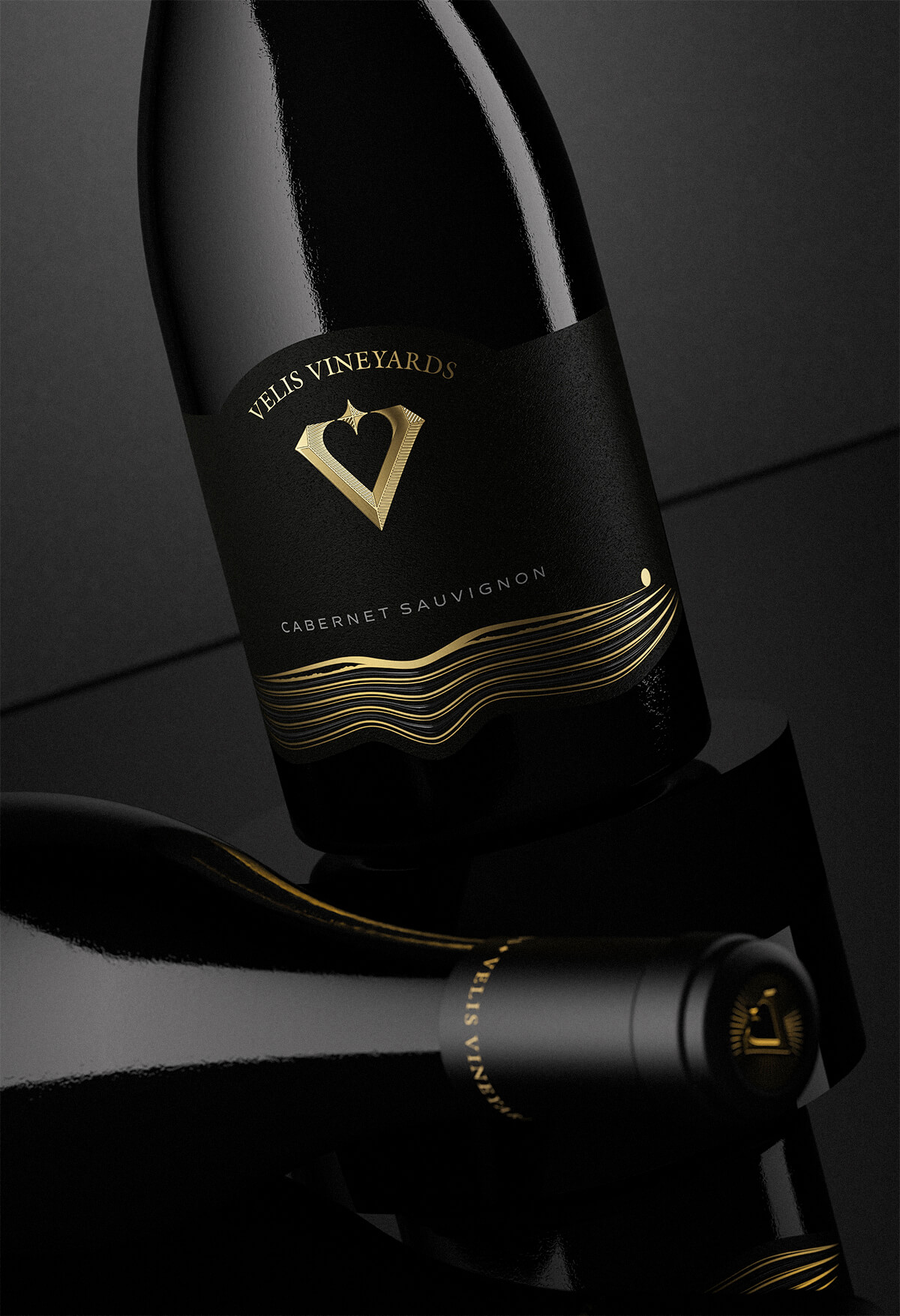 Velis wine label
