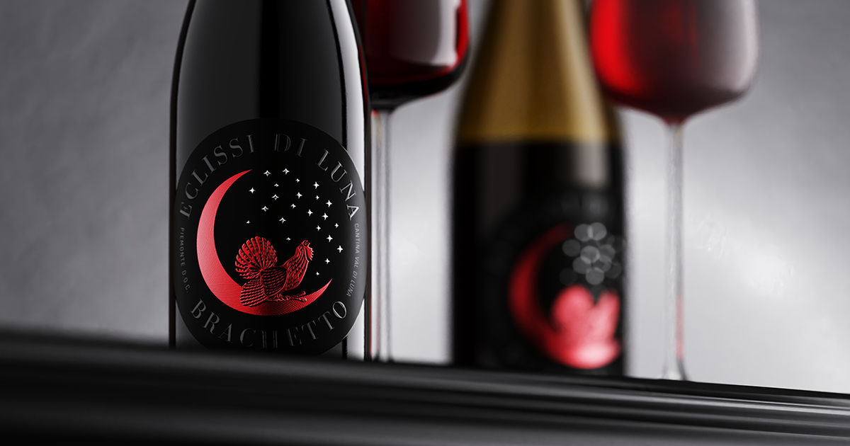Eclissi di Luna - wine label effects