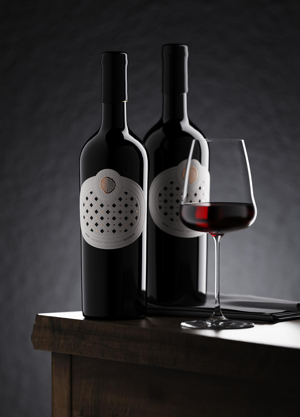 Gorun Reserve Wine Label - designed by Thelabelmaker - printed by Dagaprint Bulgaria