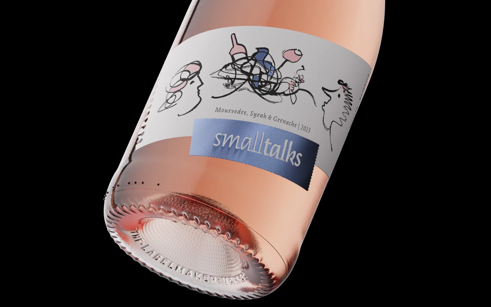 Premium rose wine