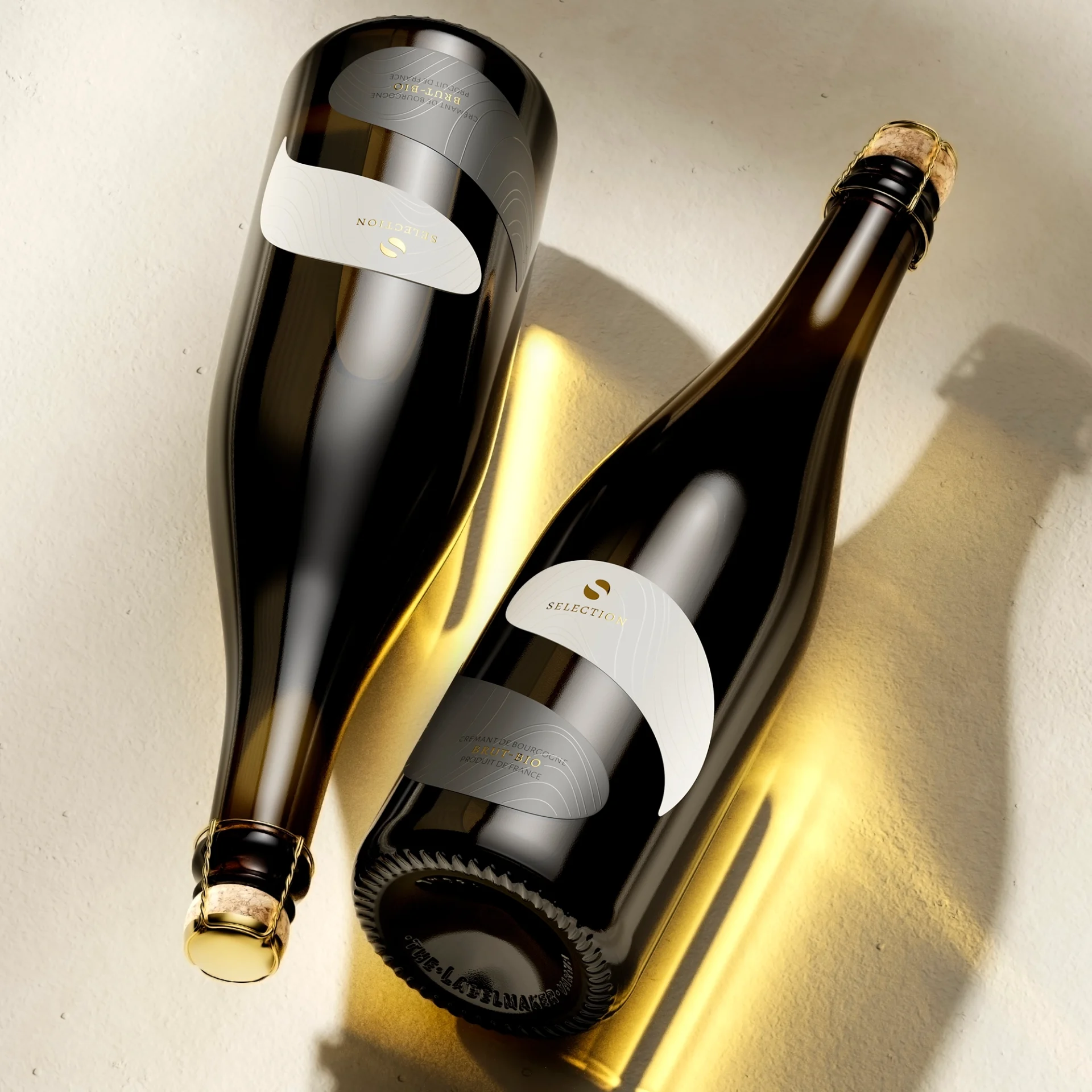 Staro Oryahovo Selection Crémant bottle range — distinctive wine label design by The Labelmaker, printed by Dagaprint
